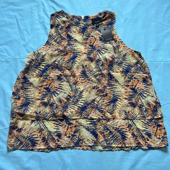 NWT Lumiere X Urban Outfitters Multicolored Tank Top Blouse - Picture 1 of 5